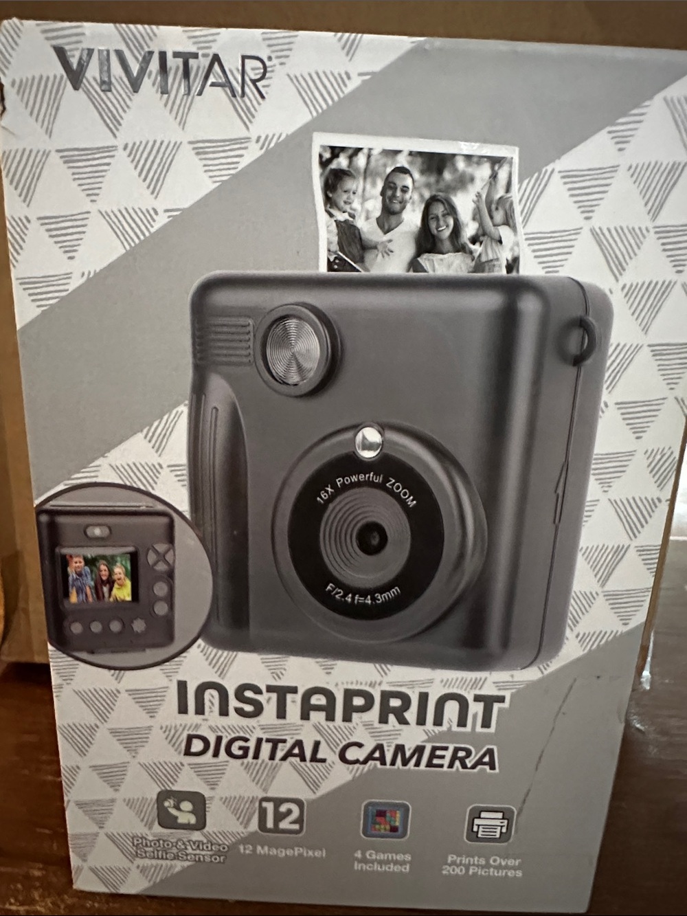 Vivitar Instaprint Digital Camera in Black